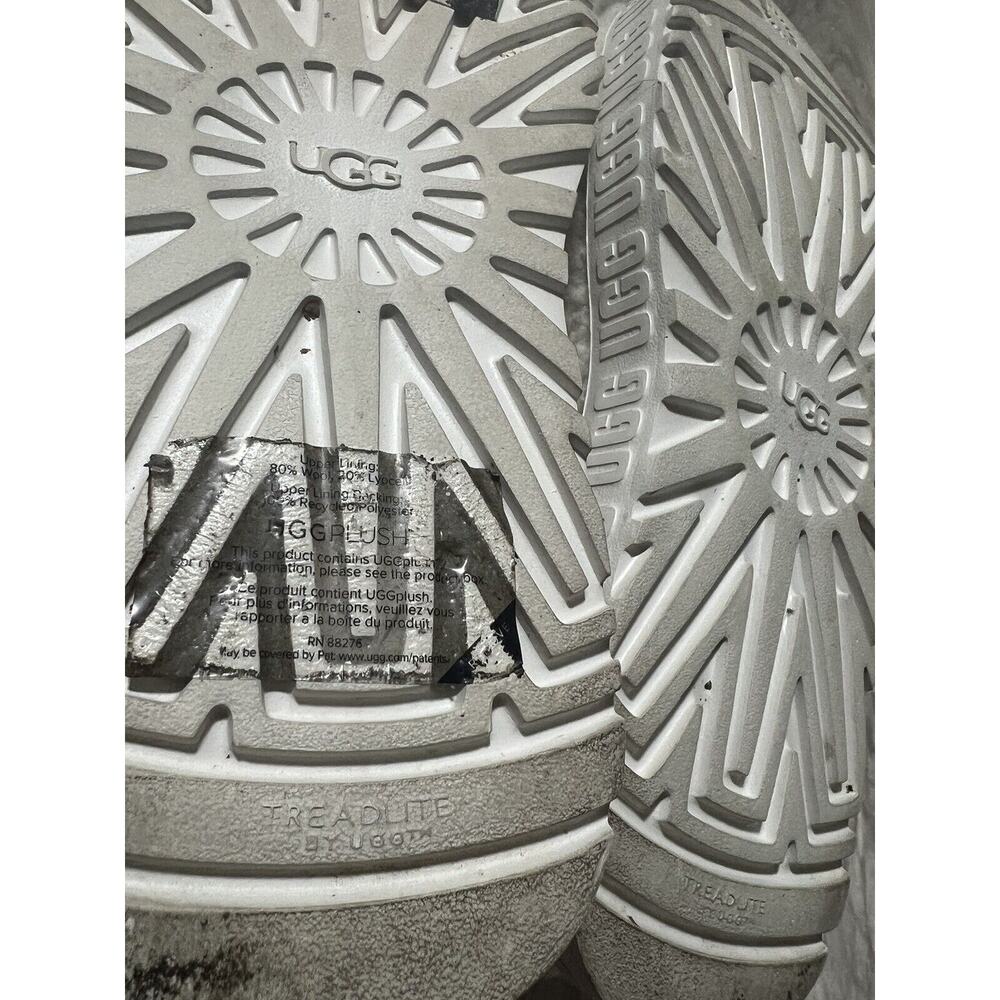 Ugg Fluffita Shearling Wool Platform Slide Sandals - image 6